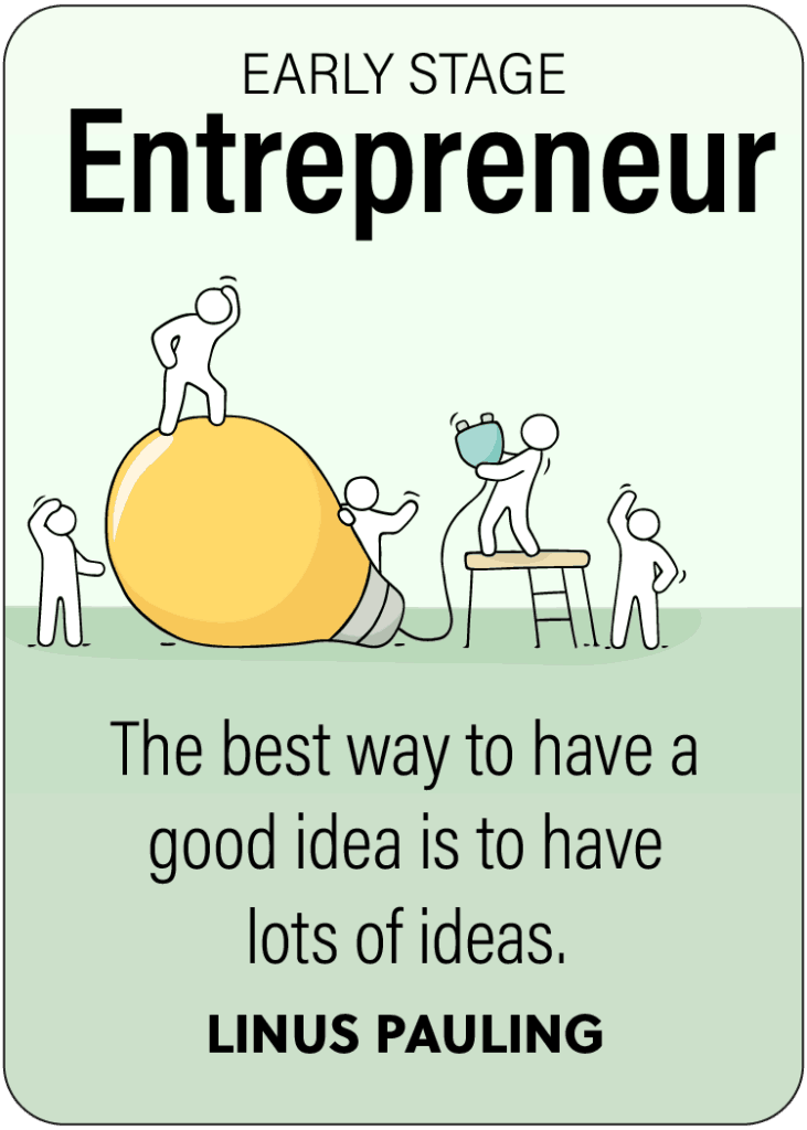 1. entrepreneur early stage 1